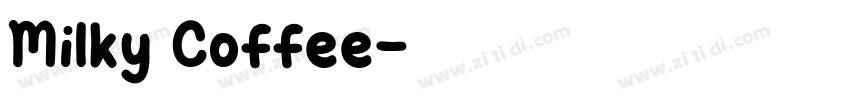Milky Coffee字体转换